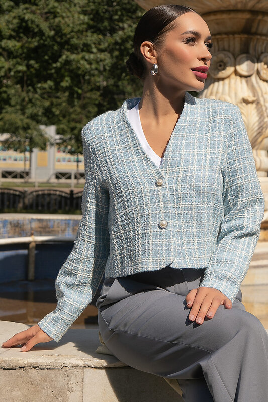 LT Collection Жакет 556555 Б14154-7М голубой