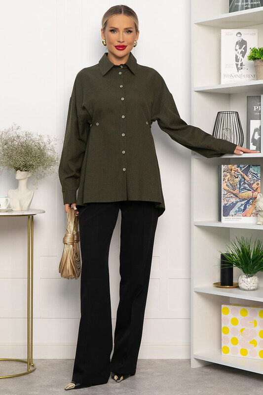LT Collection Рубашка 556556 Б14192-5М Хаки