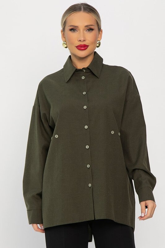 LT Collection Рубашка 556556 Б14192-5М Хаки