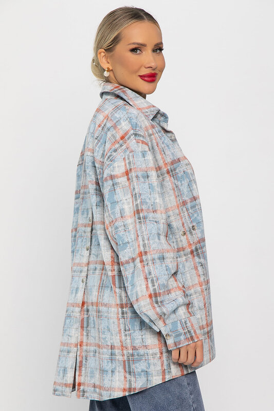 LT Collection Рубашка 556557 Б14195-5М Голубой