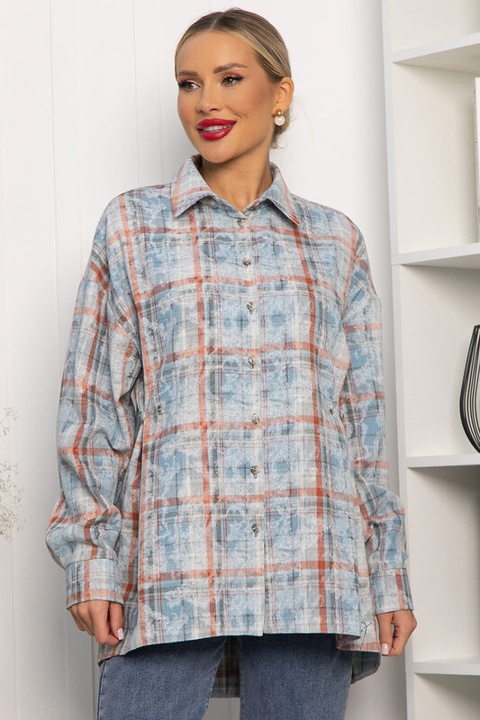 LT Collection Рубашка 556557 Б14195-5М Голубой