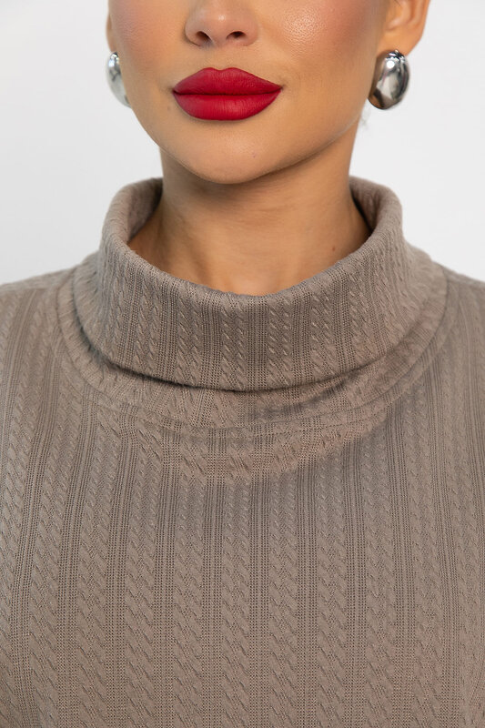 LT Collection Блуза 556560 Б14199-12М Коричневый