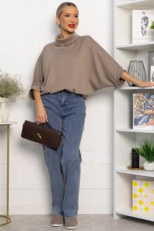 LT Collection Блуза 556560 Б14199-12М Коричневый