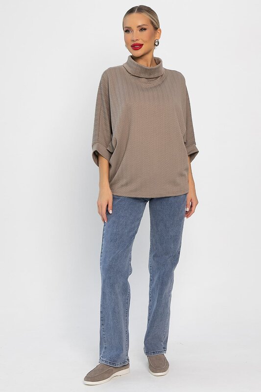 LT Collection Блуза 556560 Б14199-12М Коричневый