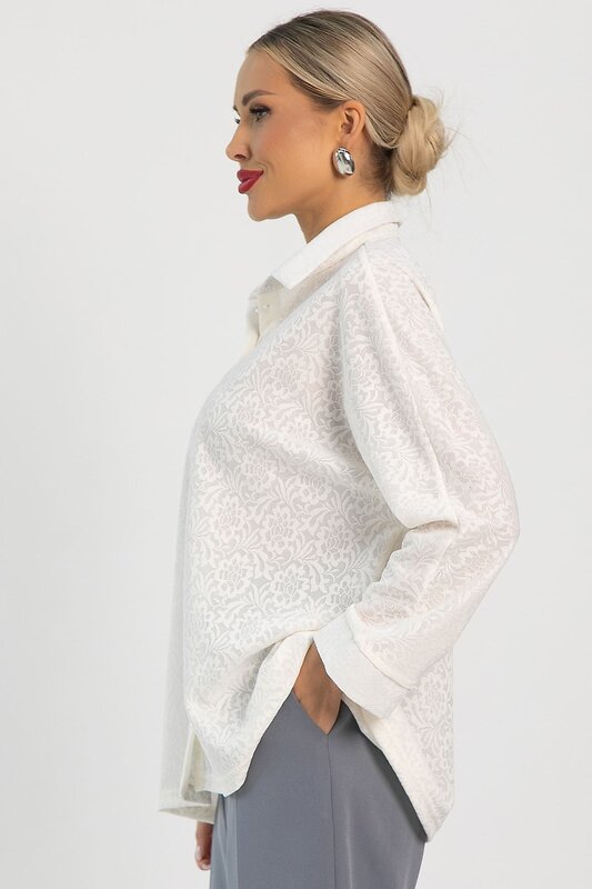 LT Collection Рубашка 556564 Б14252-10М Белый