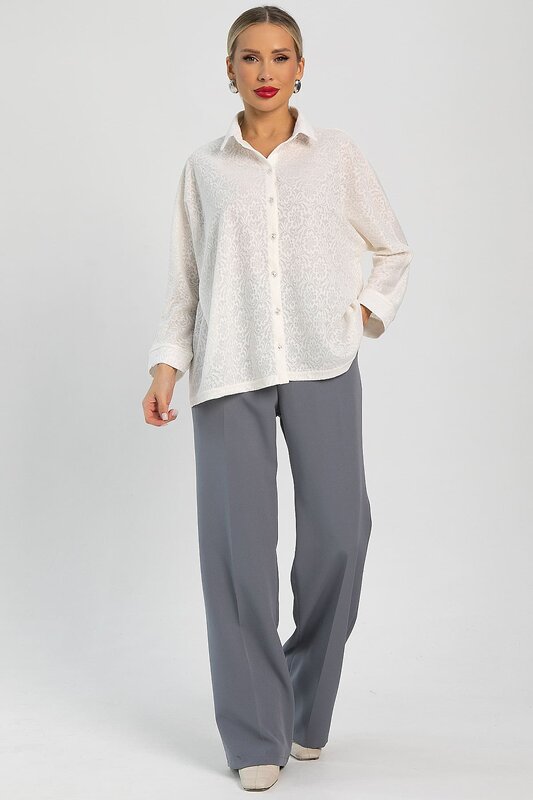 LT Collection Рубашка 556564 Б14252-10М Белый