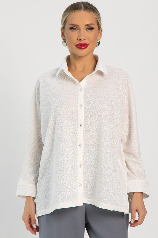LT Collection Рубашка 556564 Б14252-10М Белый