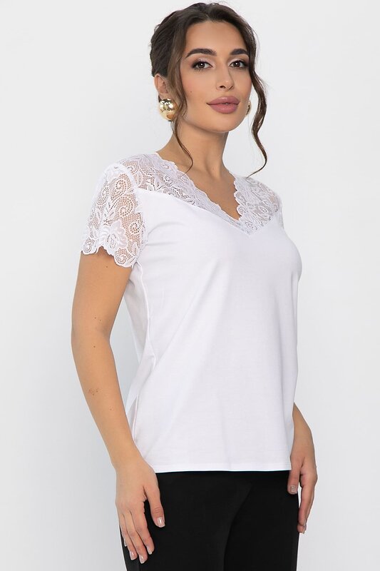 LT Collection Блуза 556565 Б14256-18М Белый