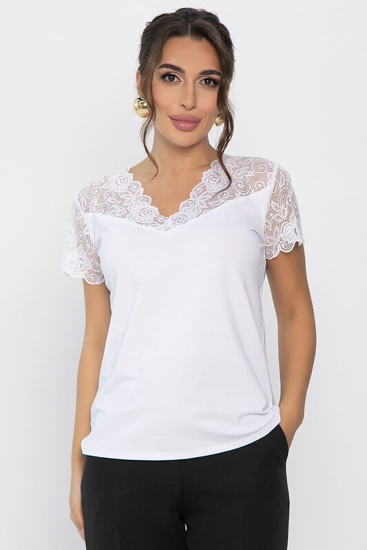 LT Collection Блуза 556565 Б14256-18М Белый