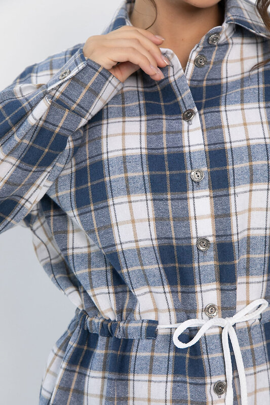LT Collection Рубашка 556567 Б14272-4М Синий