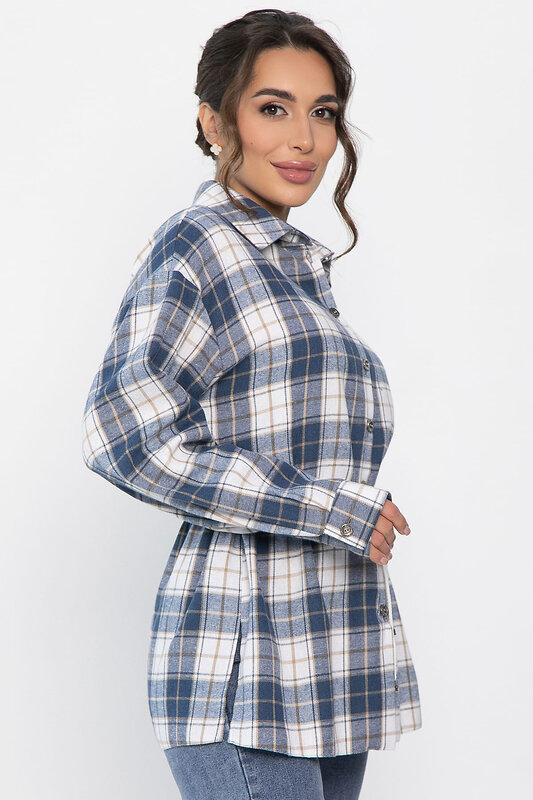 LT Collection Рубашка 556567 Б14272-4М Синий