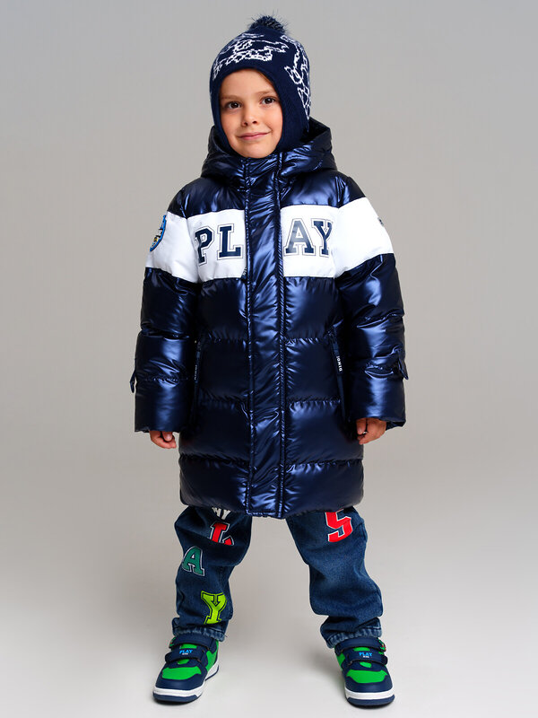 PLAYTODAY Пальто 556596 32412004 тёмно-синий