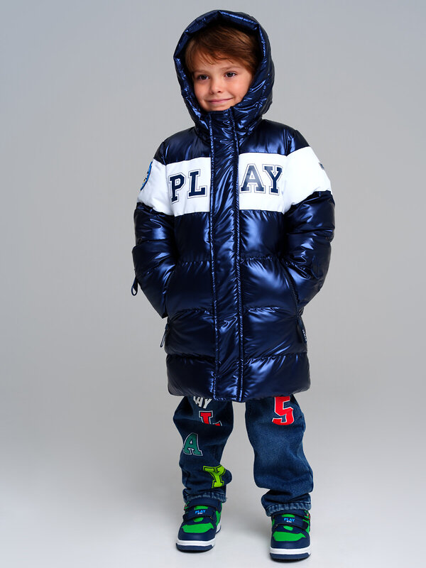 PLAYTODAY Пальто 556596 32412004 тёмно-синий