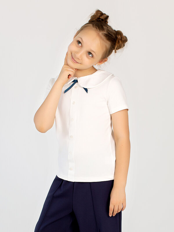 Fleurtex Блузка 556763 дк337 Молочный