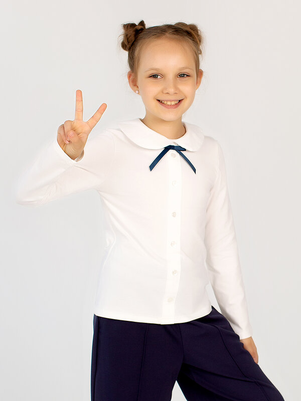 Fleurtex Блузка 556764 дк338 Молочный