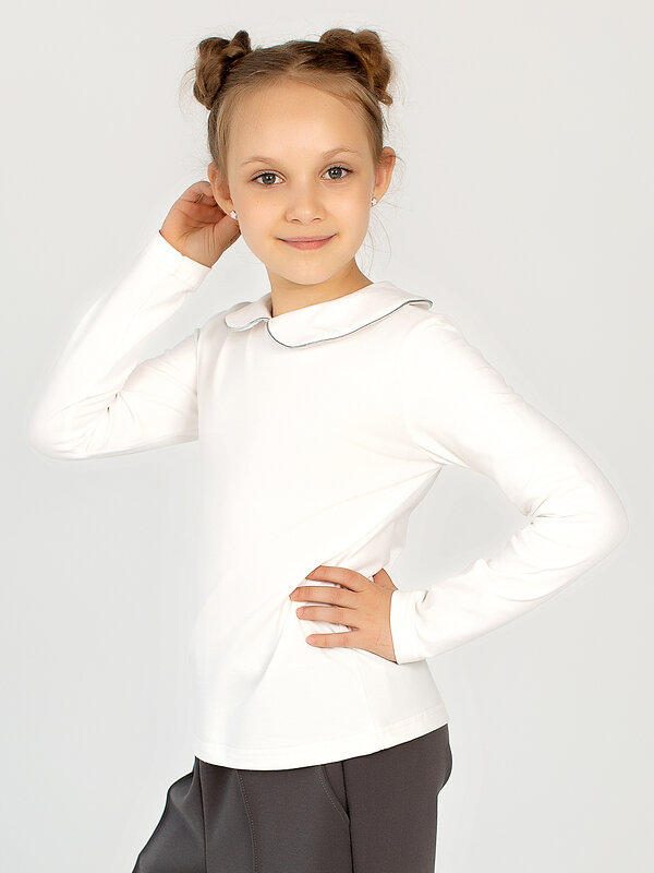 Fleurtex Блузка 556767 дк343 Молочный