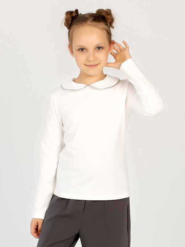 Fleurtex Блузка 556767 дк343 Молочный