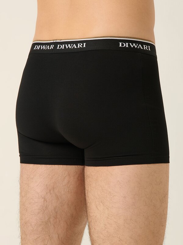 DiWaRi Трусы 556961 PREMIUM MSH 1568 (бандероль) black-black strip