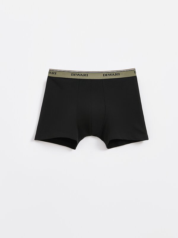 DiWaRi Трусы 556962 PREMIUM MSH 1568 (бандероль) black-khaki strip