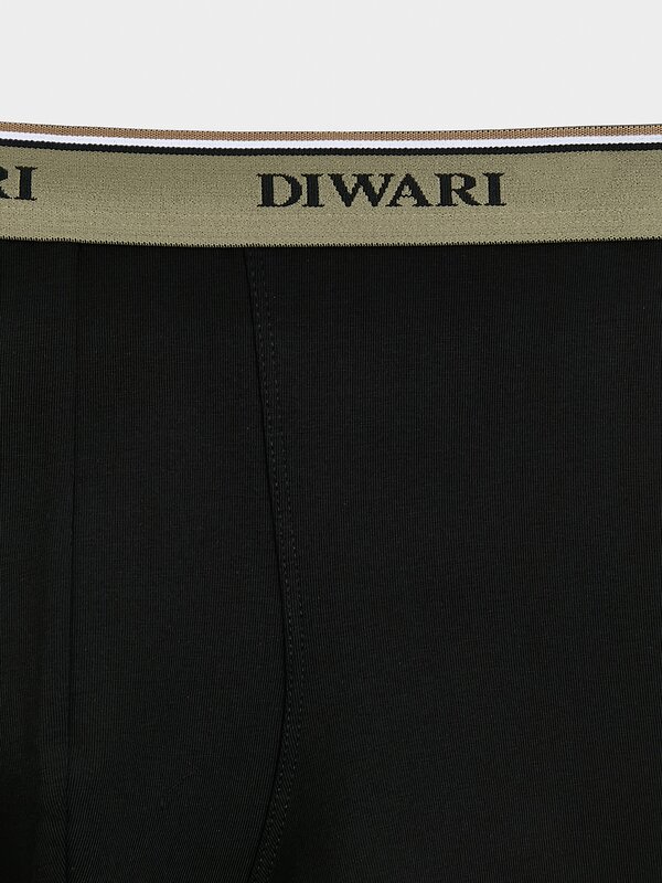 DiWaRi Трусы 556962 PREMIUM MSH 1568 (бандероль) black-khaki strip