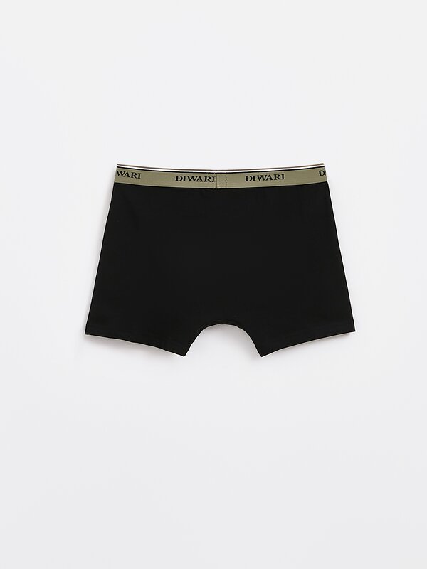 DiWaRi Трусы 556962 PREMIUM MSH 1568 (бандероль) black-khaki strip
