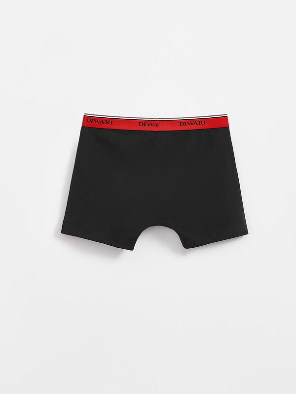 DiWaRi Трусы 556963 PREMIUM MSH 1568 (бандероль) black-red strip