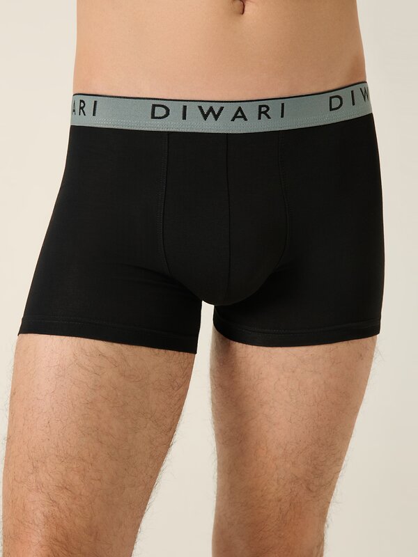 DiWaRi Трусы 556964 PREMIUM MSH 1568 (бандероль) black-silver blue