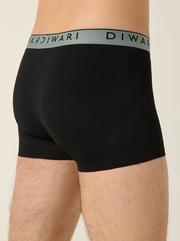 DiWaRi Трусы 556964 PREMIUM MSH 1568 (бандероль) black-silver blue