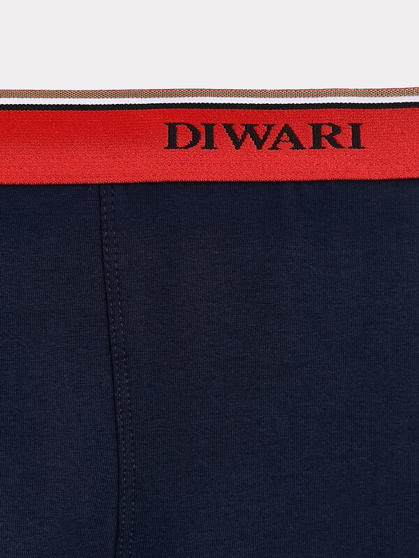 DiWaRi Трусы 556966 PREMIUM MSH 1568 (бандероль) dark navy-red strip