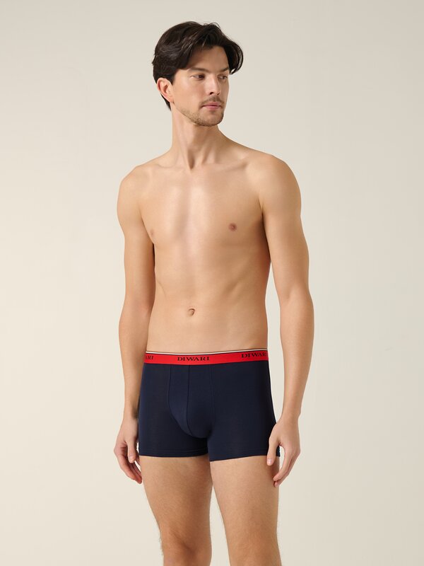 DiWaRi Трусы 556966 PREMIUM MSH 1568 (бандероль) dark navy-red strip