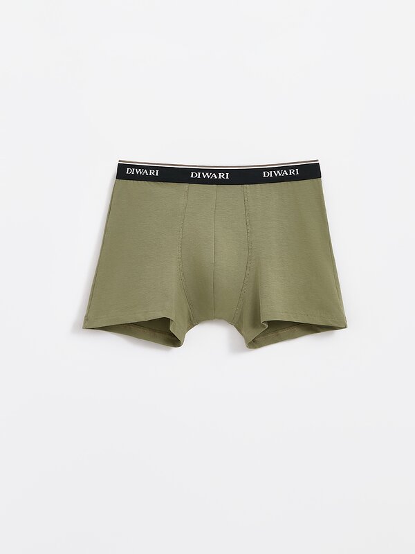 DiWaRi Трусы 556967 PREMIUM MSH 1568 (бандероль) khaki-black strip