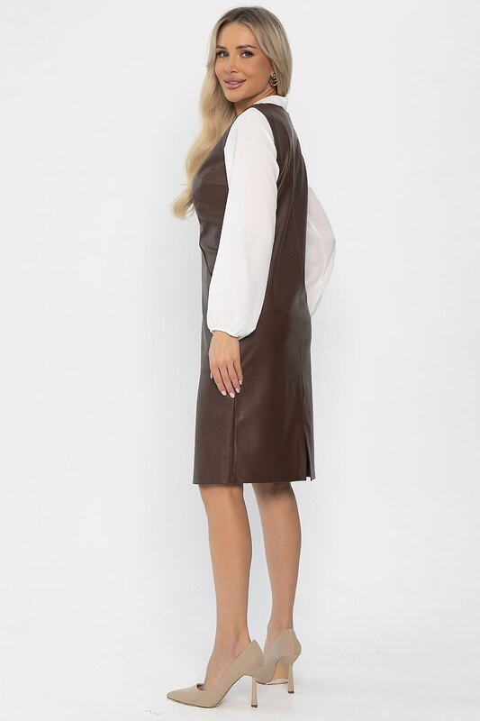 LT Collection Сарафан 557287 П13718-15М Коричневый