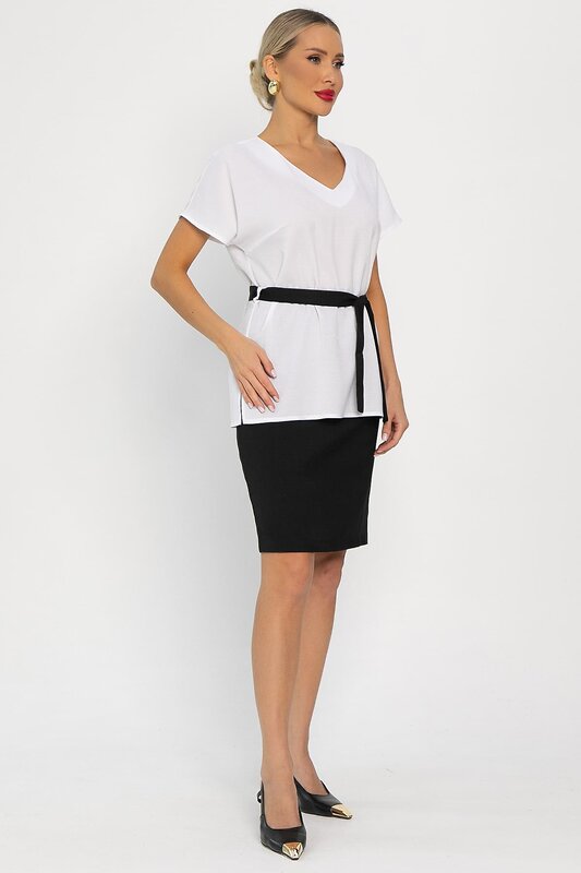 LT Collection Костюм 557290 К14102-14М черно-белый