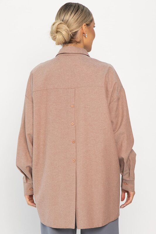 LT Collection Рубашка 557292 Б14191-5М бежевый