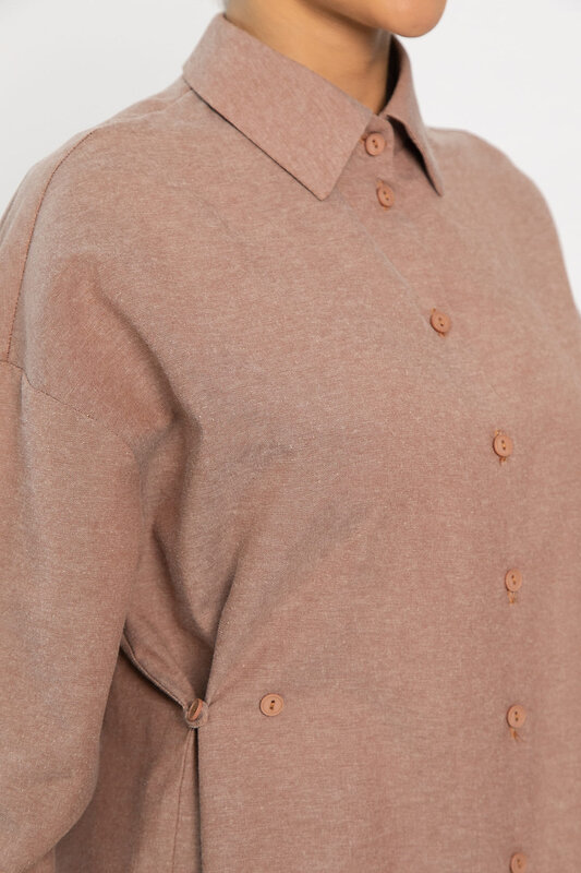 LT Collection Рубашка 557292 Б14191-5М бежевый