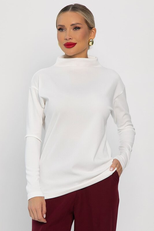 LT Collection Джемпер 557316 Б14235-34М молочный