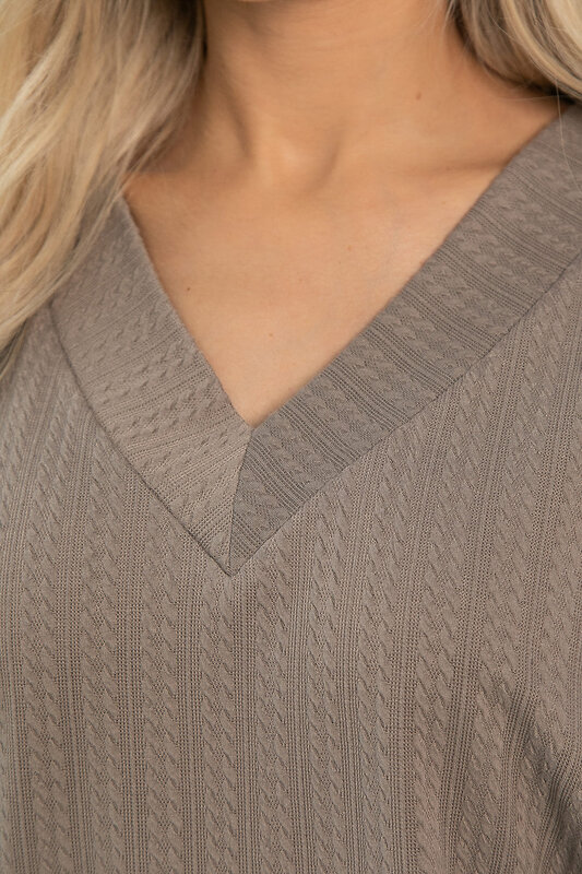 LT Collection Джемпер 557323 Б14245-12М коричневый