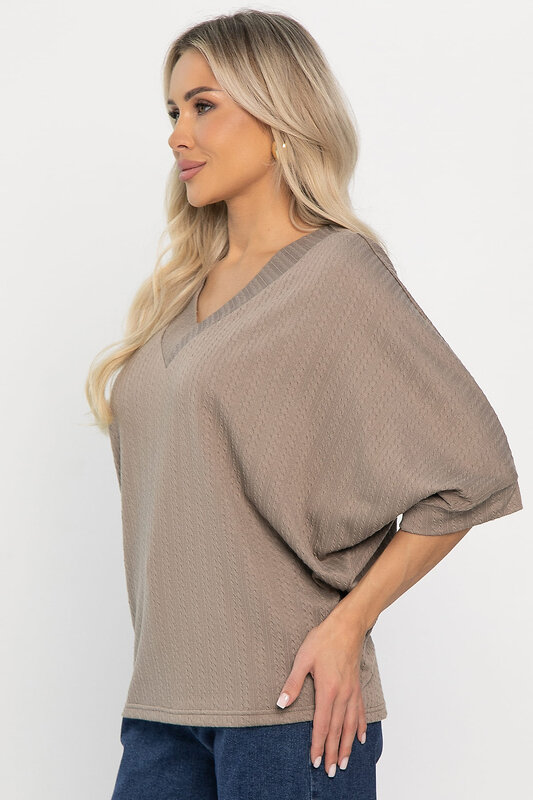 LT Collection Джемпер 557323 Б14245-12М коричневый