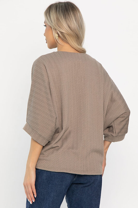LT Collection Джемпер 557323 Б14245-12М коричневый