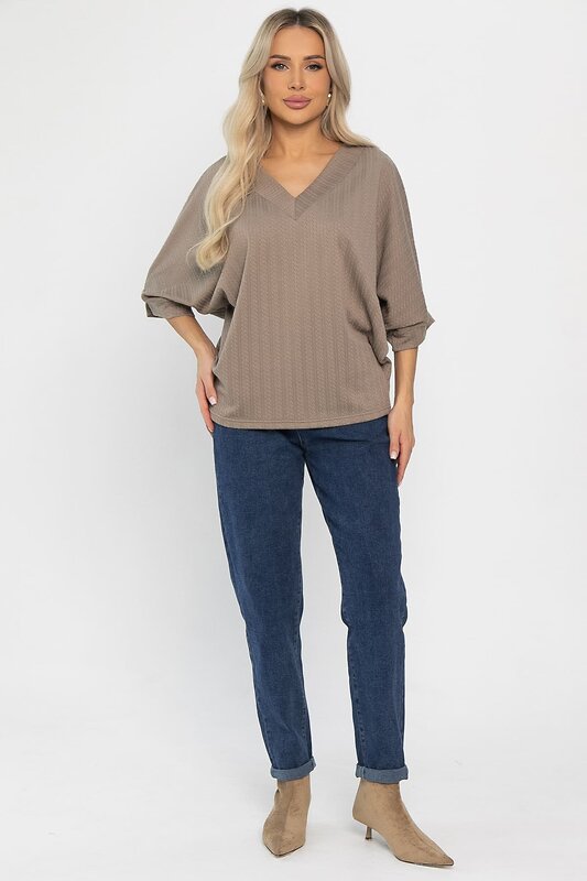 LT Collection Джемпер 557323 Б14245-12М коричневый