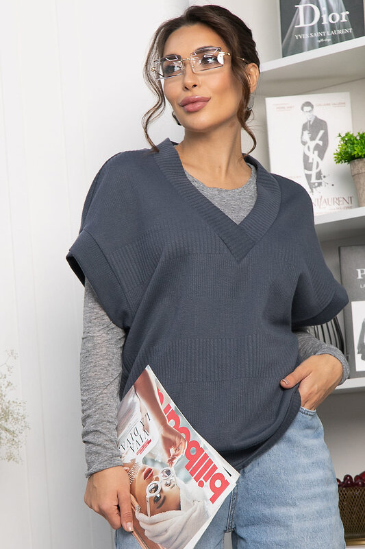 LT Collection Костюм 557326 К14251-5М серо-синий