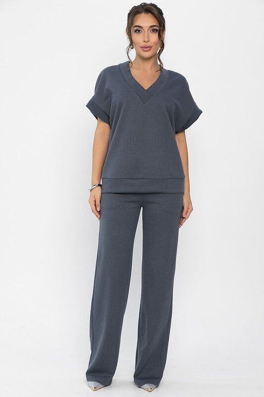 LT Collection Костюм 557326 К14251-5М серо-синий