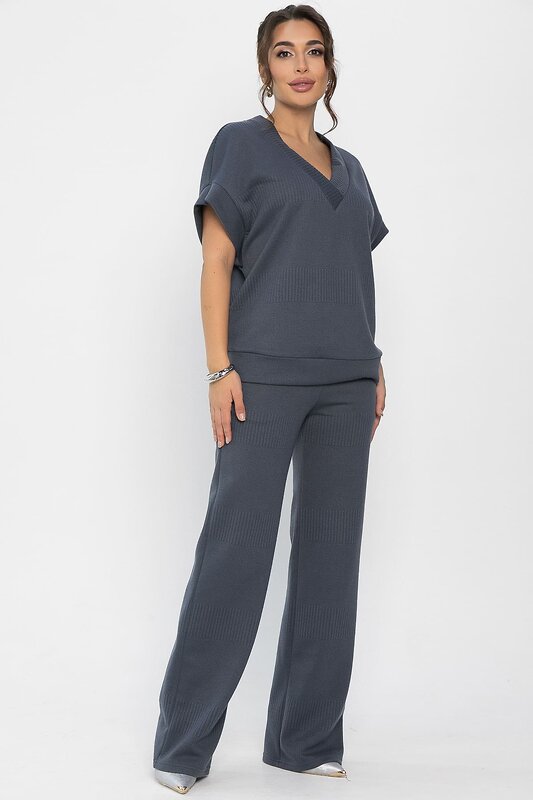 LT Collection Костюм 557326 К14251-5М серо-синий