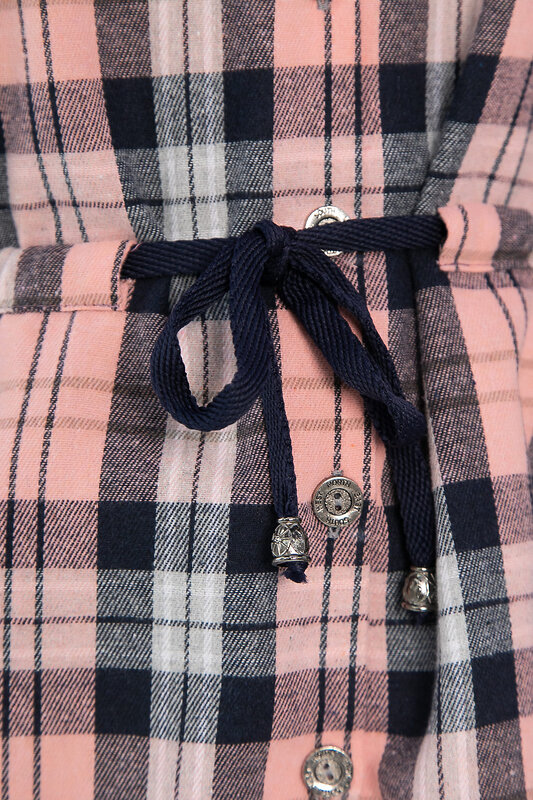 LT Collection Рубашка 557329 Б14275-4М розово-синий