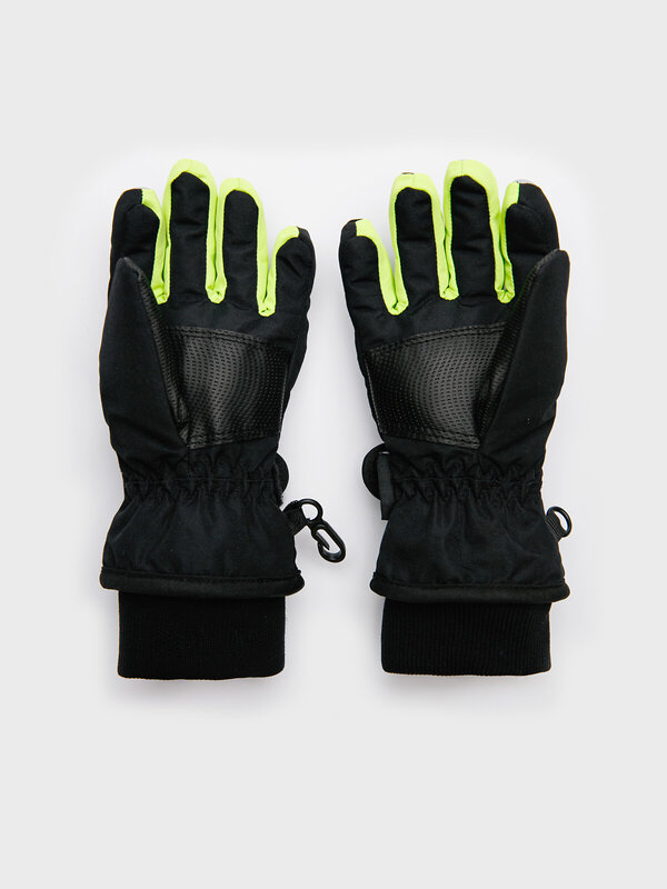PLAYTODAY Перчатки 557444 32412964 черный,светло-зеленый