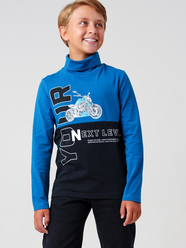 PLAYTODAY Водолазка 557519 32511441 тёмно-синий,черный