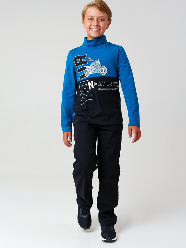 PLAYTODAY Водолазка 557519 32511441 тёмно-синий,черный