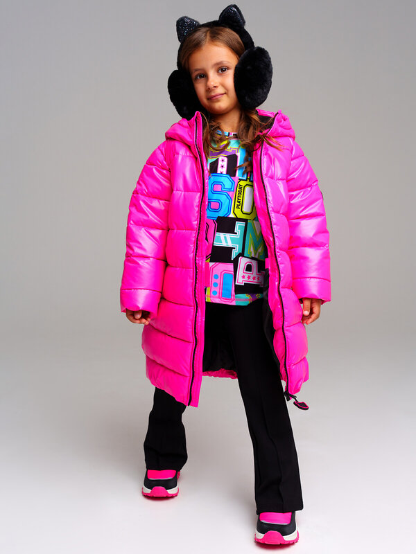 PLAYTODAY Пальто 557538 32422123 фуксия