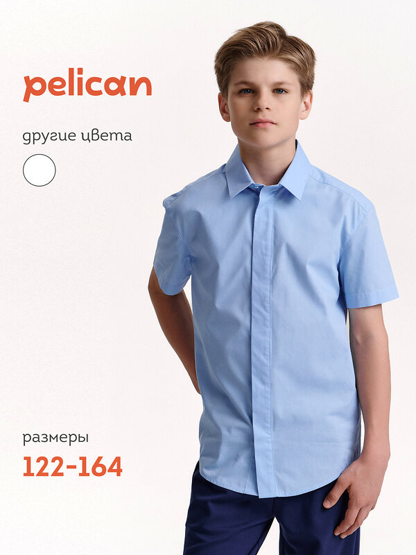 PELICAN Сорочка 558291 BWCT7119 Голубой
