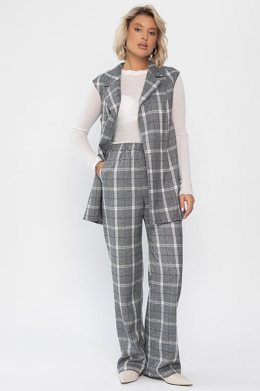 LT Collection Костюм 558451 К14290-12М серый